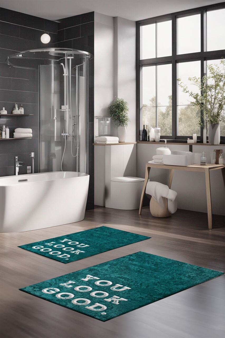 Set covorase de baie, L'essentiel Maison, CT-5417, Multicolor - imagine 4